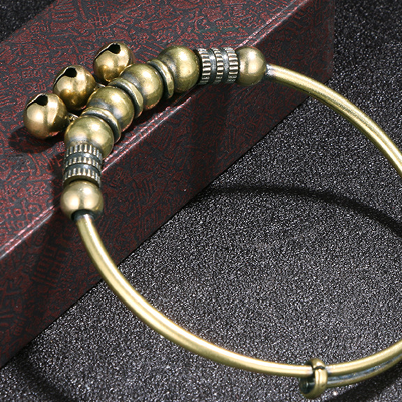 Push-Pull Adjustable Bell Bangle - Image 3