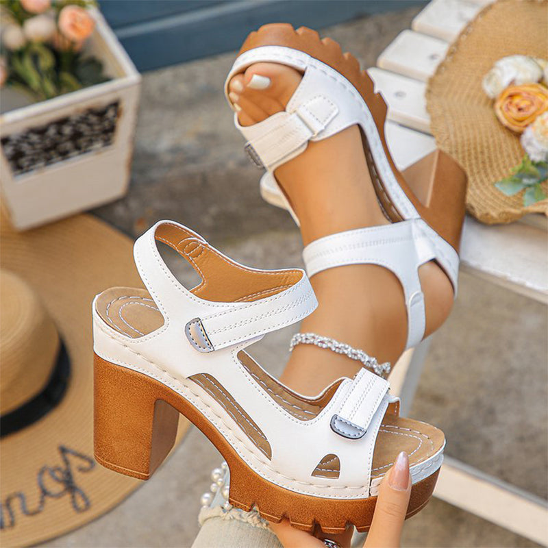 Women's Summer Platform One-Strap Sandals - Image 2