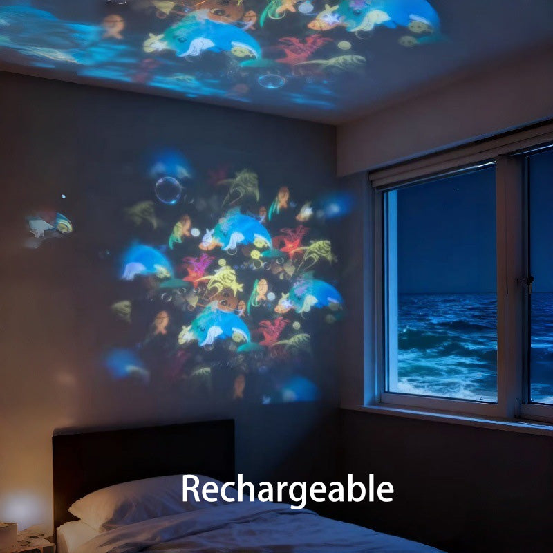 Dynamic Rotating LED Projector Light - Image 2