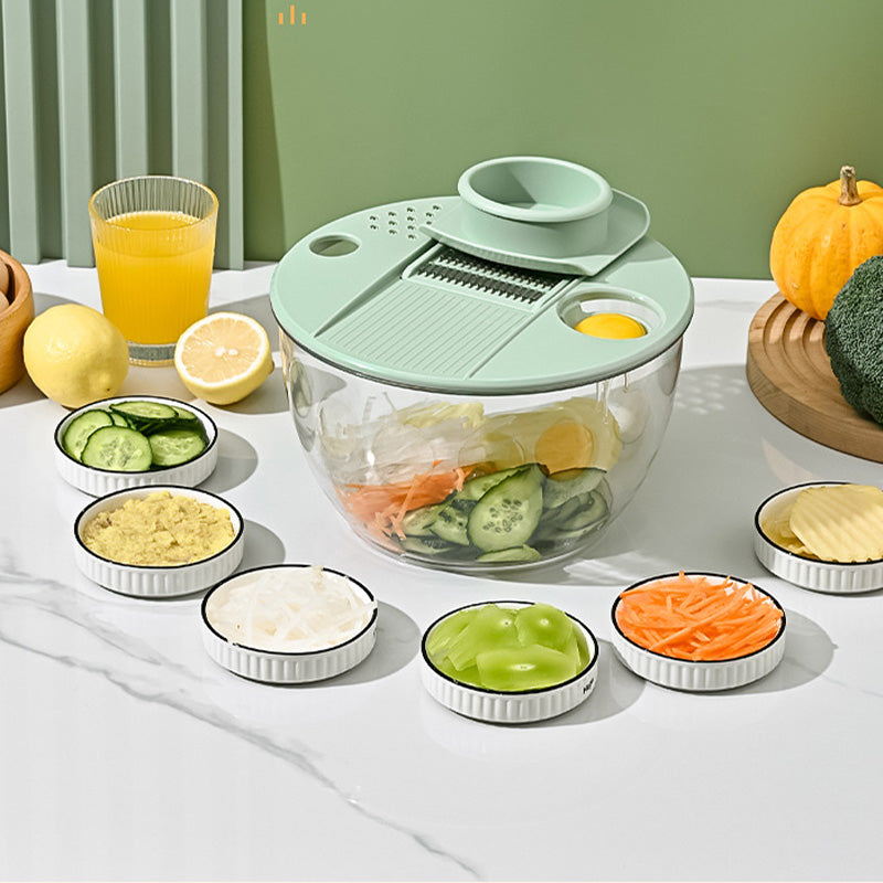 9-in-1 Multifunctional Large Capacity Salad Spinner & Slicer - Image 3