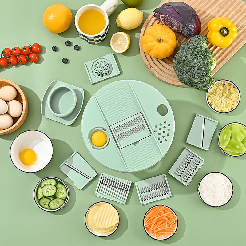 9-in-1 Multifunctional Large Capacity Salad Spinner & Slicer - Image 5