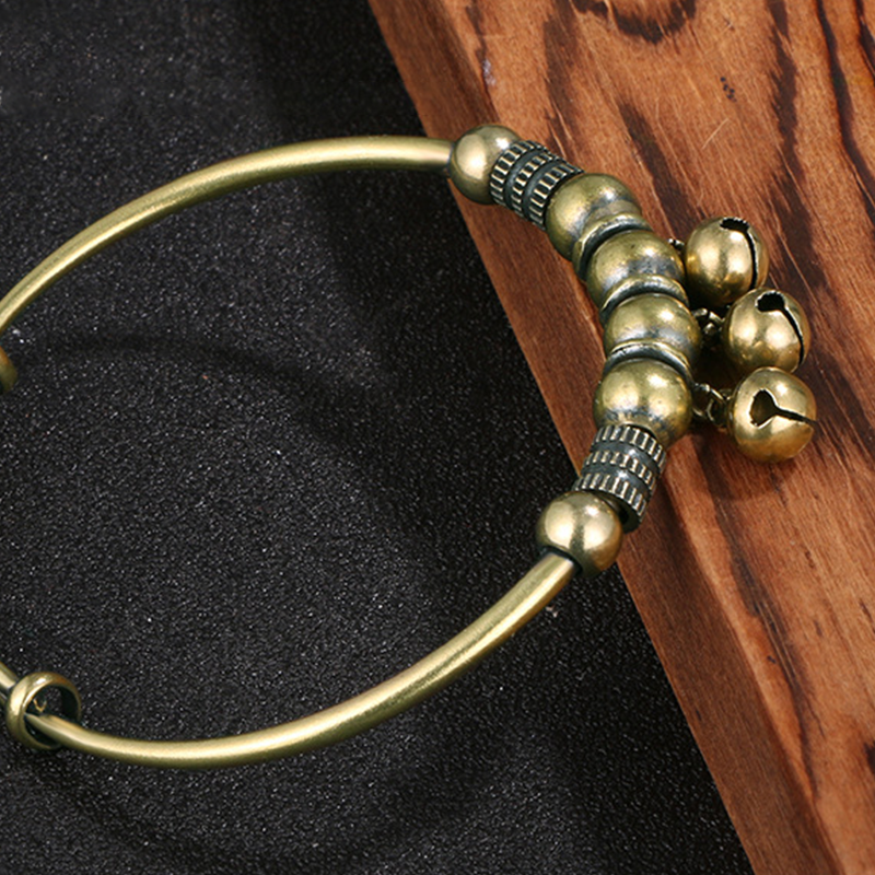 Push-Pull Adjustable Bell Bangle - Image 5